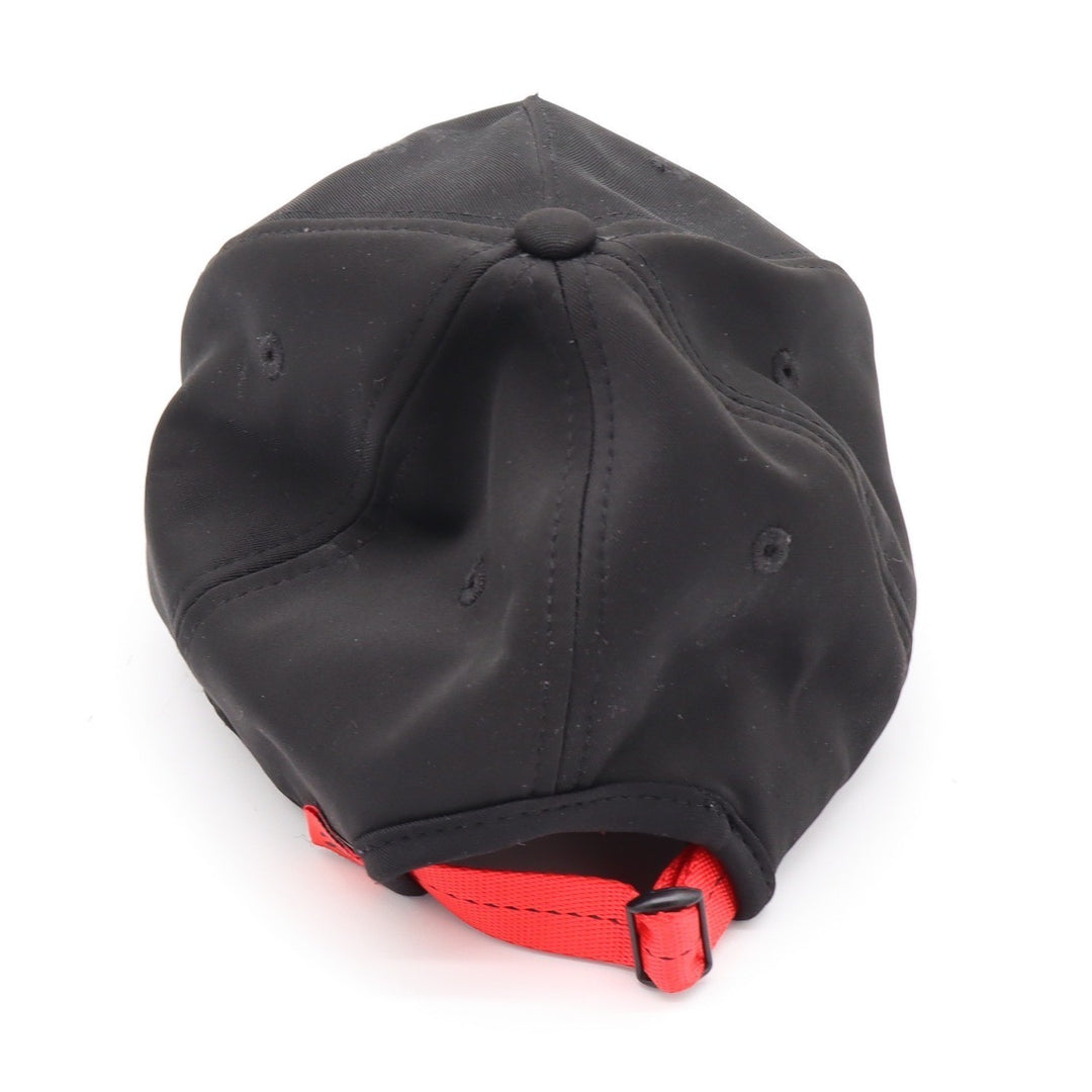 Peloton Baseball Cap Unisex OS Performance Black Red Strap Logo Excellent