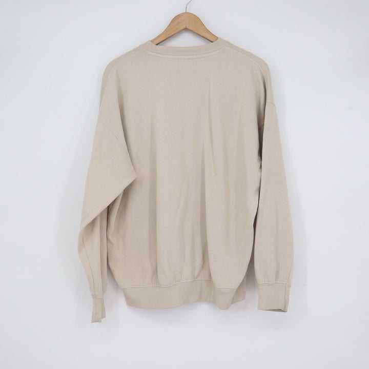 Reflex California Graphic Sweatshirt Tan Beige Green Arch Logo Crewneck Medium
