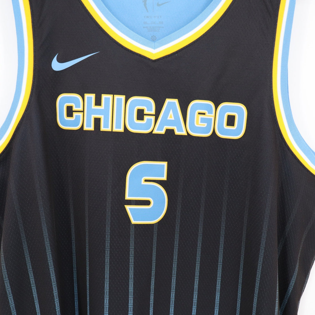Nike Chicago Sky Angel Reese WNBA Explorer Edition Jersey Black Womens XXL