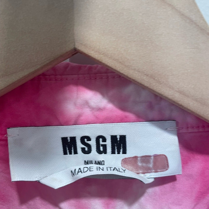 MSGM Denim Camica Shirtdress Size 12
