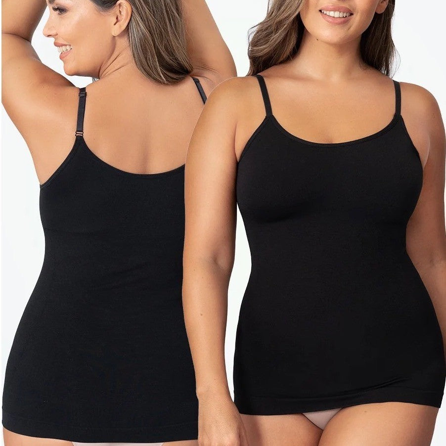 Shapermint Essentials All Day Every Day Scoop Neck Cami Black 2XL 2TG