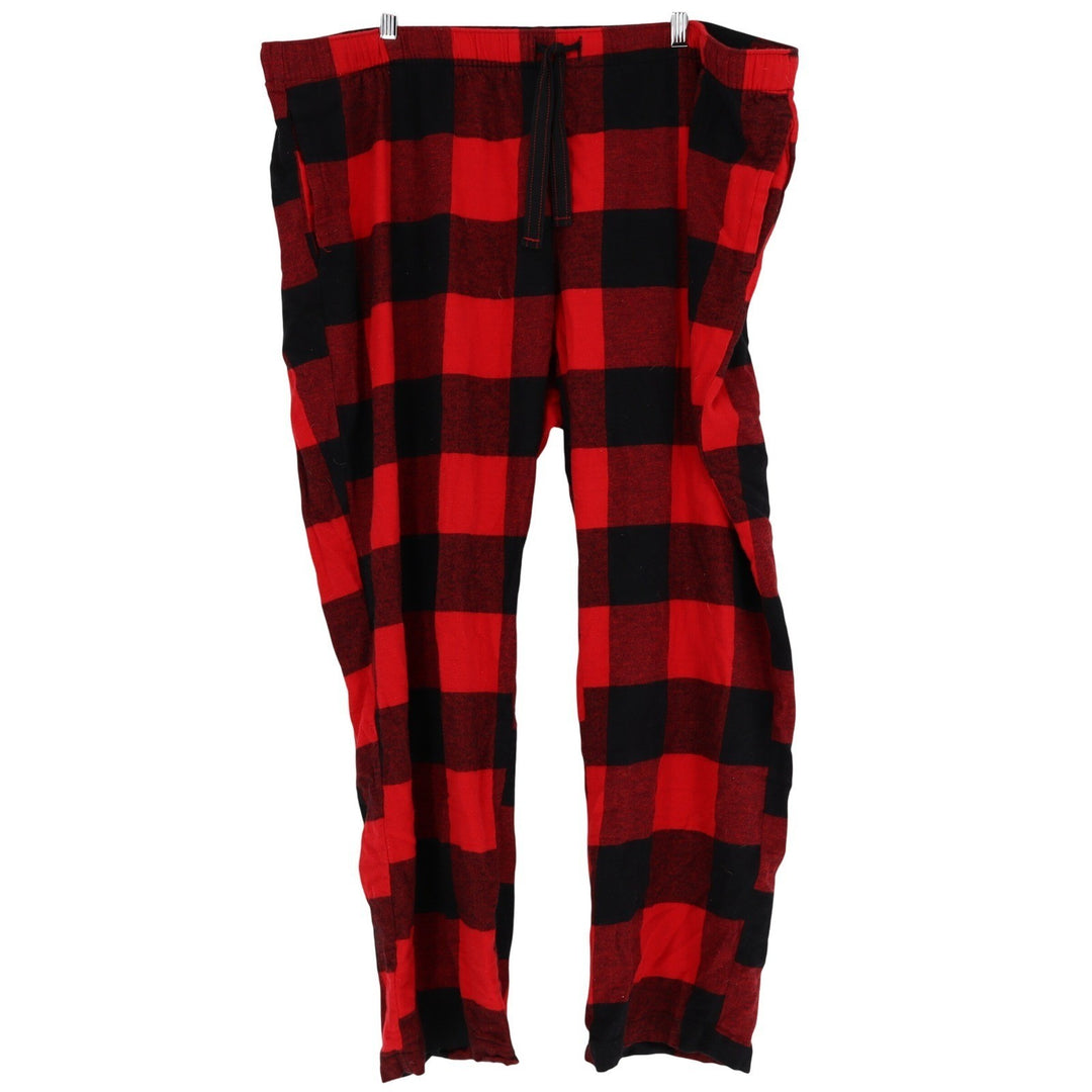 Old Navy Mens XXL Red Black Buffalo Plaid Flannel Pajama Pants