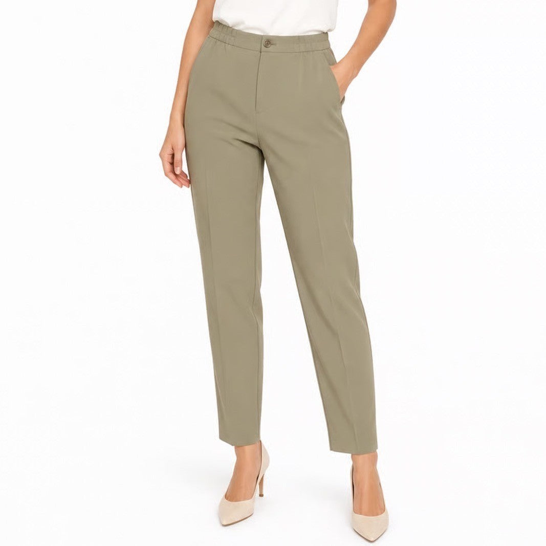 Banana Republic Airstretch Tapered Pants Mens Small Olive Green