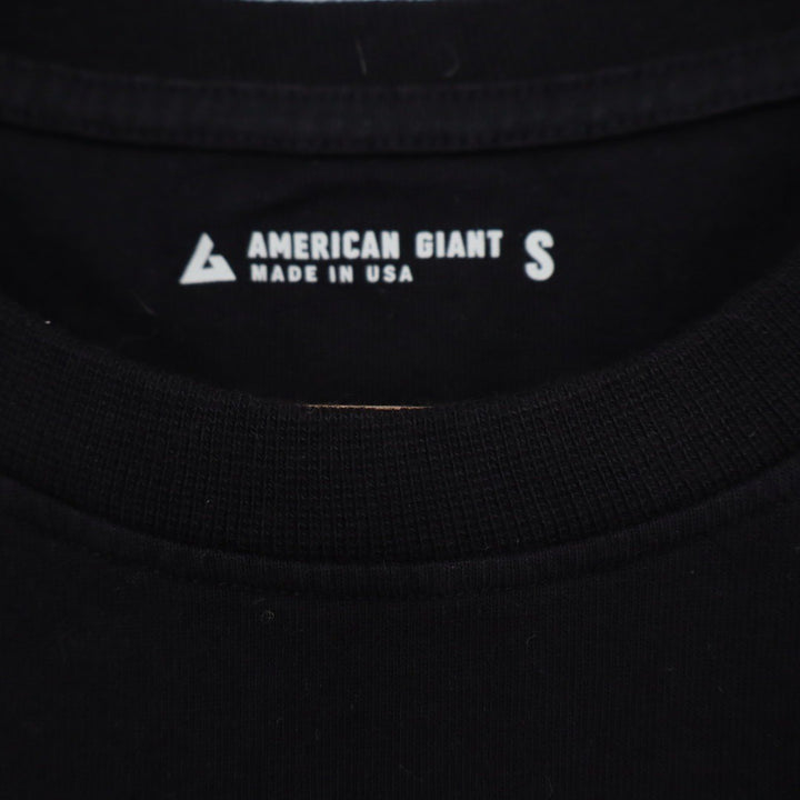 American Giant Men's Pocket Tee Black Size S