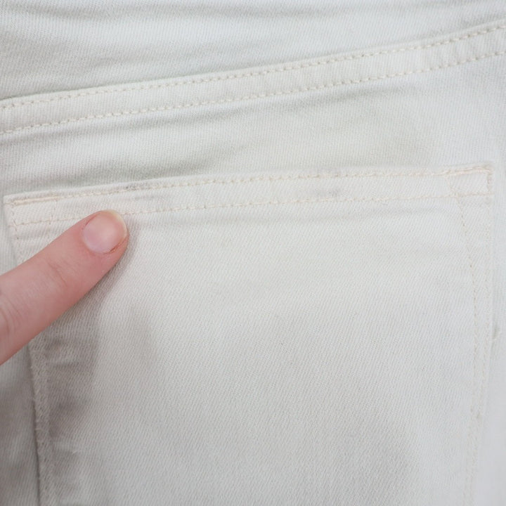 Lauren Ralph Lauren Legging Jeans Womens 4 White Denim Cotton Stretch Skinny Leg