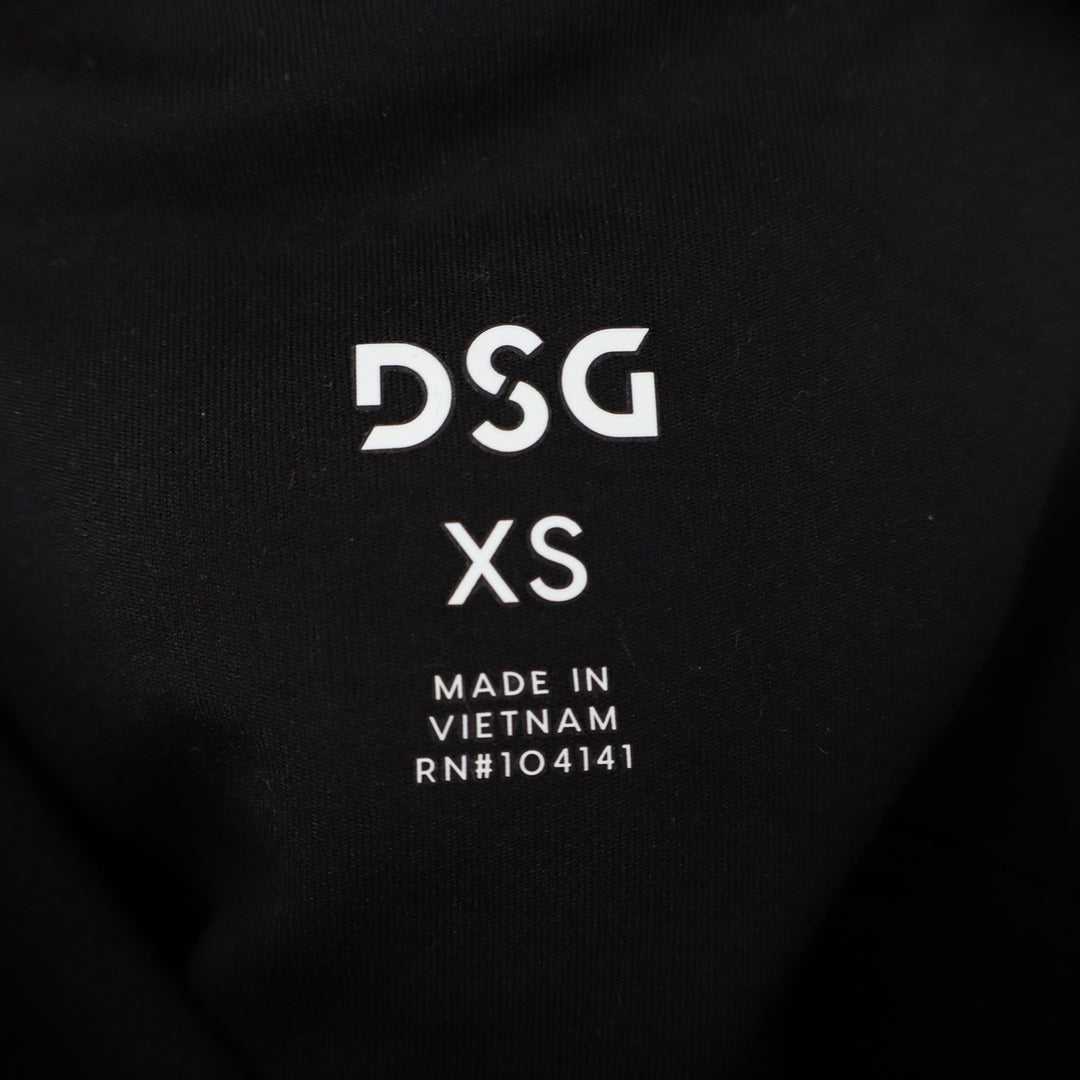 DSG Momentum Mid Rise Crop Leggings Pure Black XS Activewear Pockets