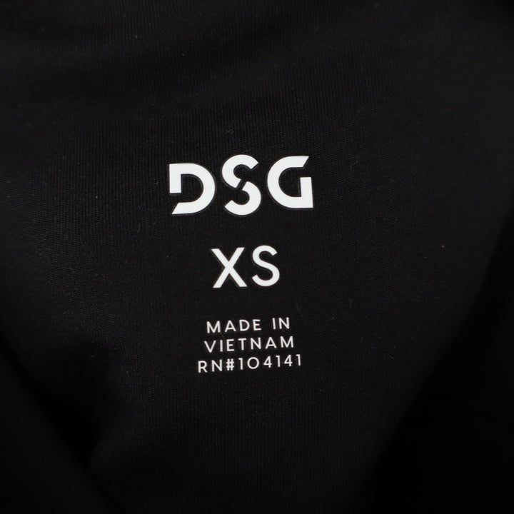 DSG Momentum Mid Rise Crop Leggings Pure Black XS Activewear Pockets