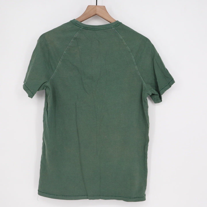 Goodfellow & Co Mens Green Short Sleeve Henley Shirt Size Small