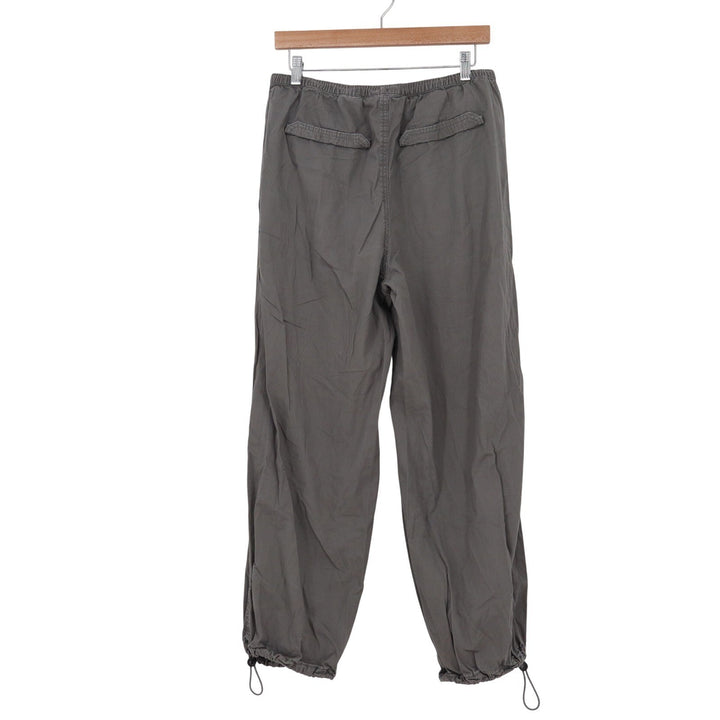 H&M Divided Gray Parachute Pants Cotton Cargo Baggy Drawstring Mens Small