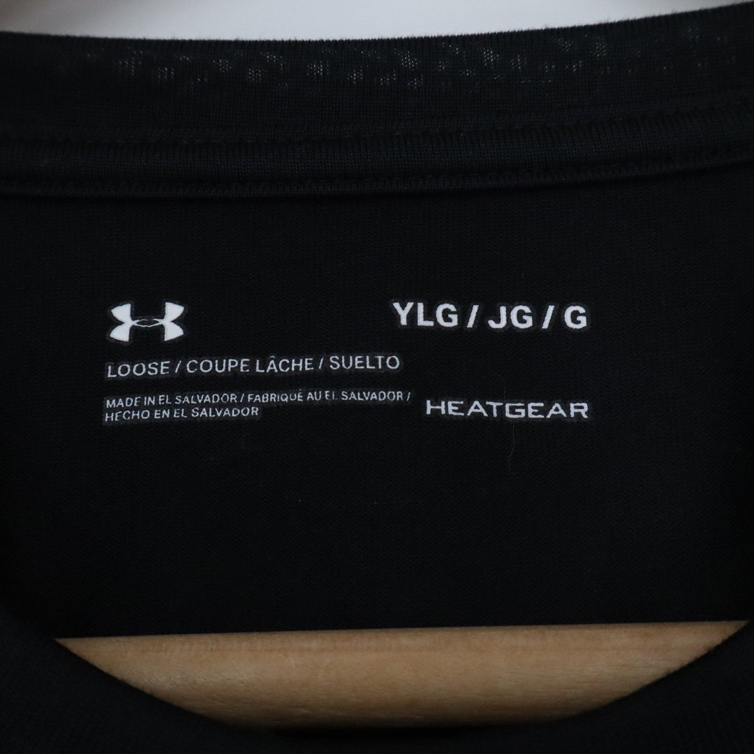 Under Armour Youth Large Black Cheer Titans HeatGear Short Sleeve T-Shirt Loose
