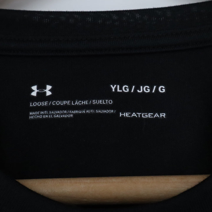 Under Armour Youth Large Black Cheer Titans HeatGear Short Sleeve T-Shirt Loose
