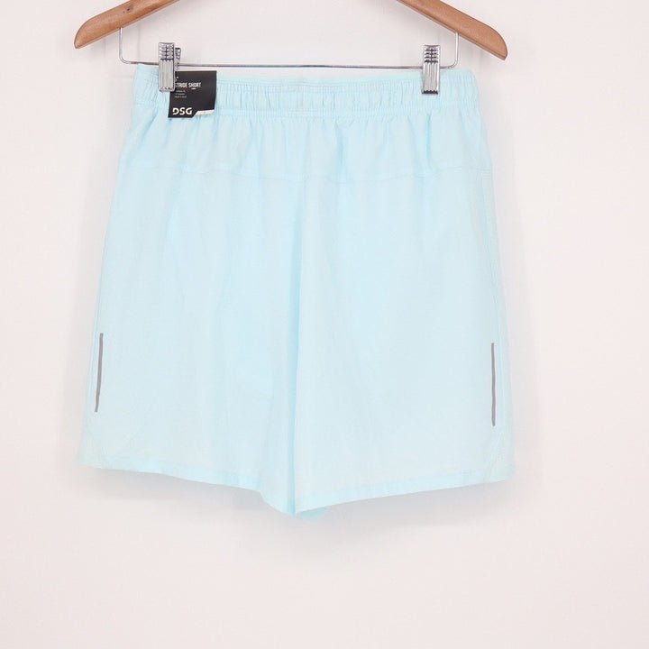 DSG Mens 5 Inch Stride Short Light Blue Athletic Running Training Small