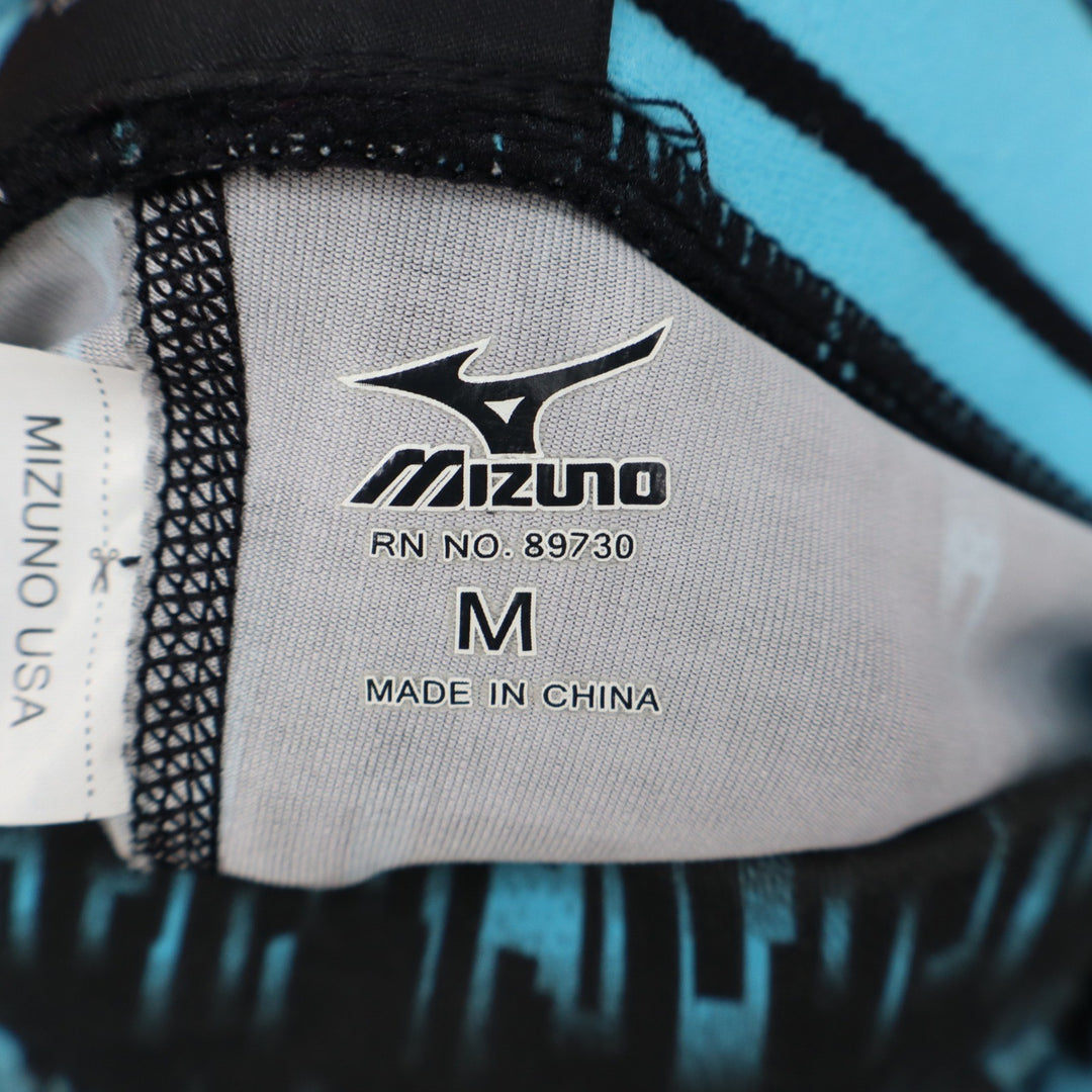 Mizuno RTL Nighthawk Sliding Shorts 905S Womens Medium Black Teal Digital Print