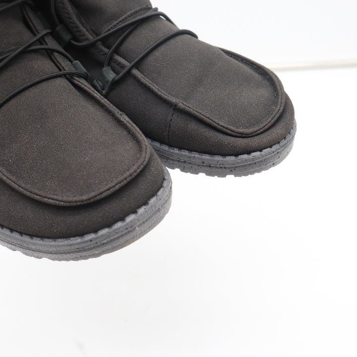 Hey Dude Lea Carbon Grey Ankle Chukka Boots Womens Size 8 Slip On