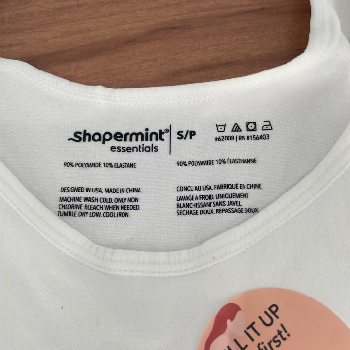 Shapermint Essentials All Day Every Day Tank Cami White Size S P