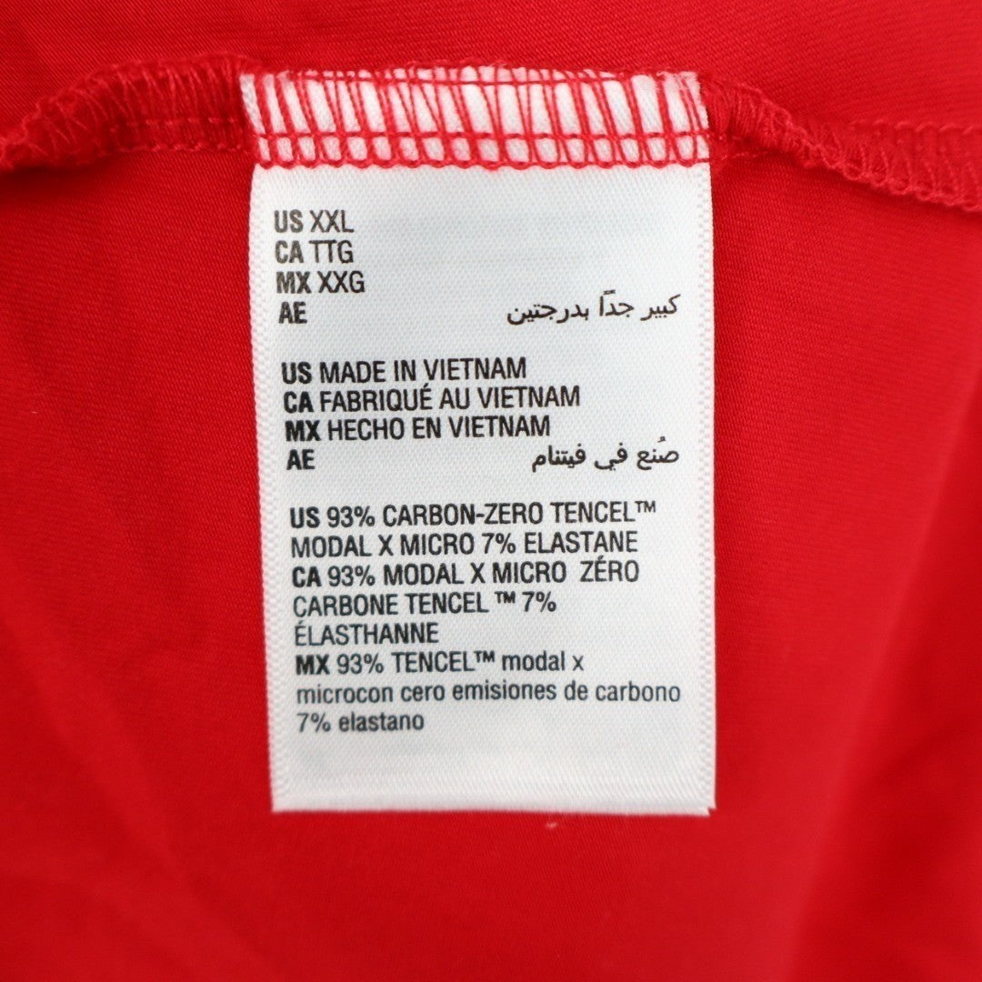 State of Day Intimates Cami Pajama Top Womens 2XL Red Lace Trim Adjustable Strap