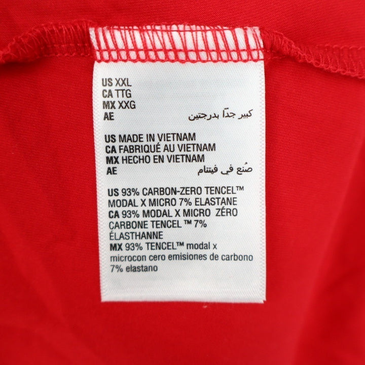 State of Day Intimates Cami Pajama Top Womens 2XL Red Lace Trim Adjustable Strap