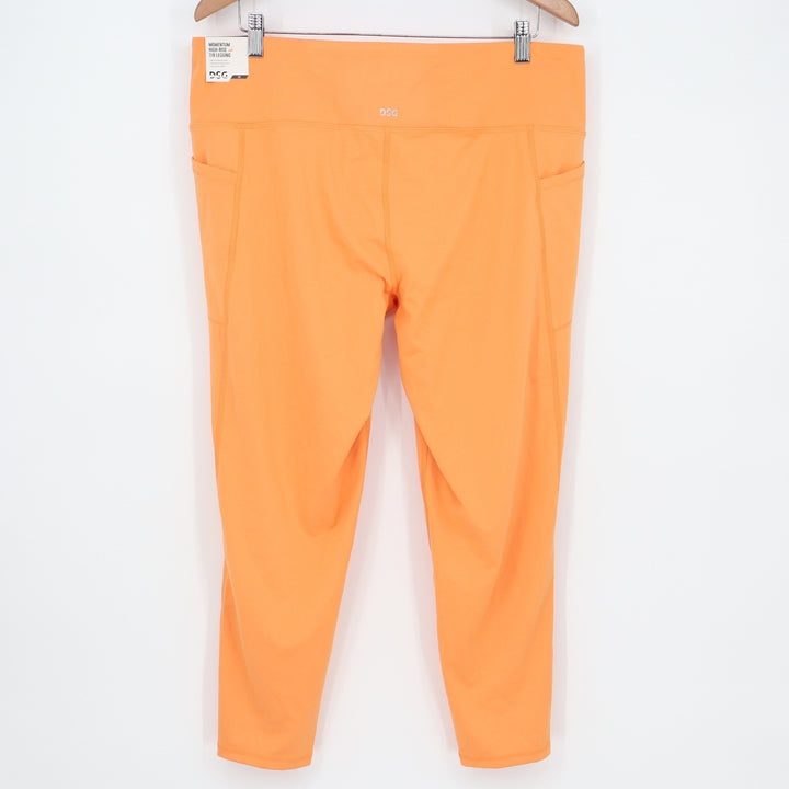DSG Momentum 7/8 Leggings Womens XXL Vintage Orange High Rise Activewear