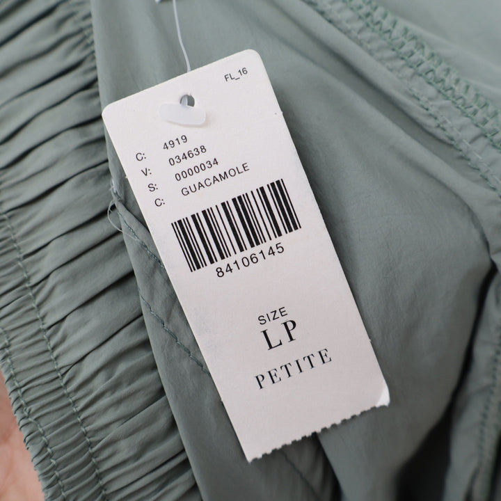 Daily Practice Anthropologie Parachute Cargo Pants Guacamole Green LP Petite NEW