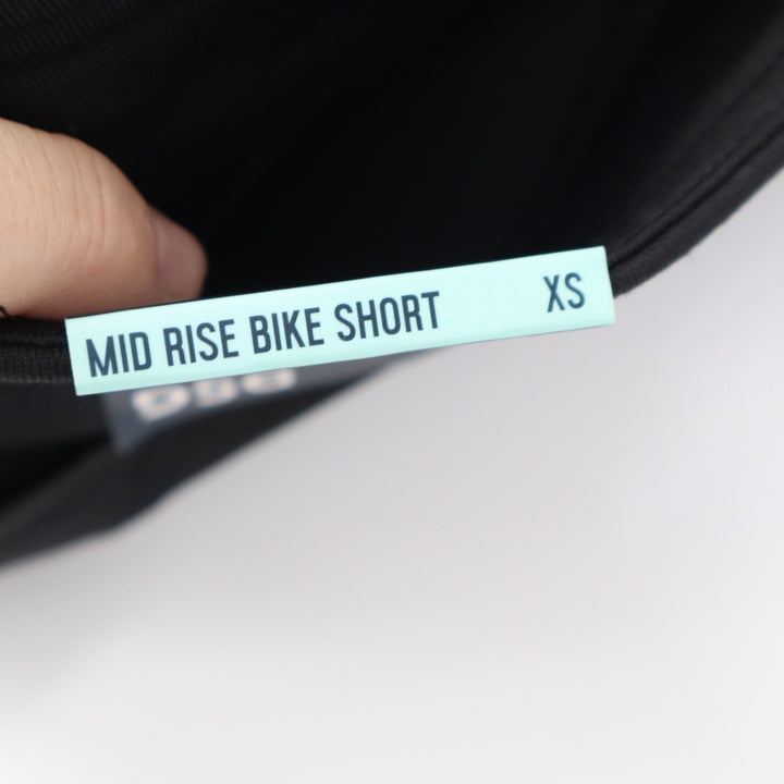 DSG Girls Momentum Bike Short Pure Black Mid Rise XS 8-9 New
