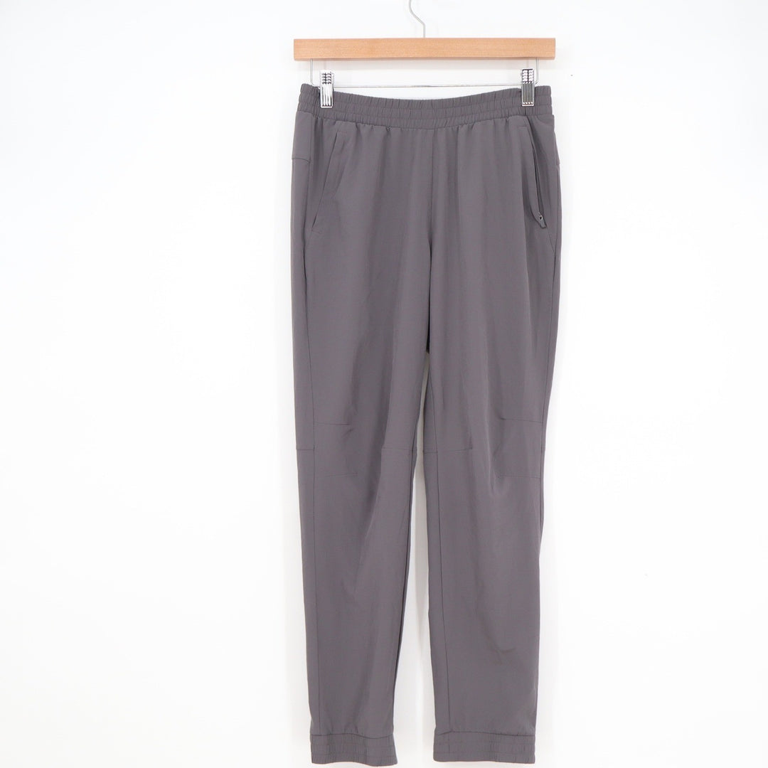 All In Motion Girls XL 14 Joggers Gray Athletic Pants Zipper Pockets Stretch