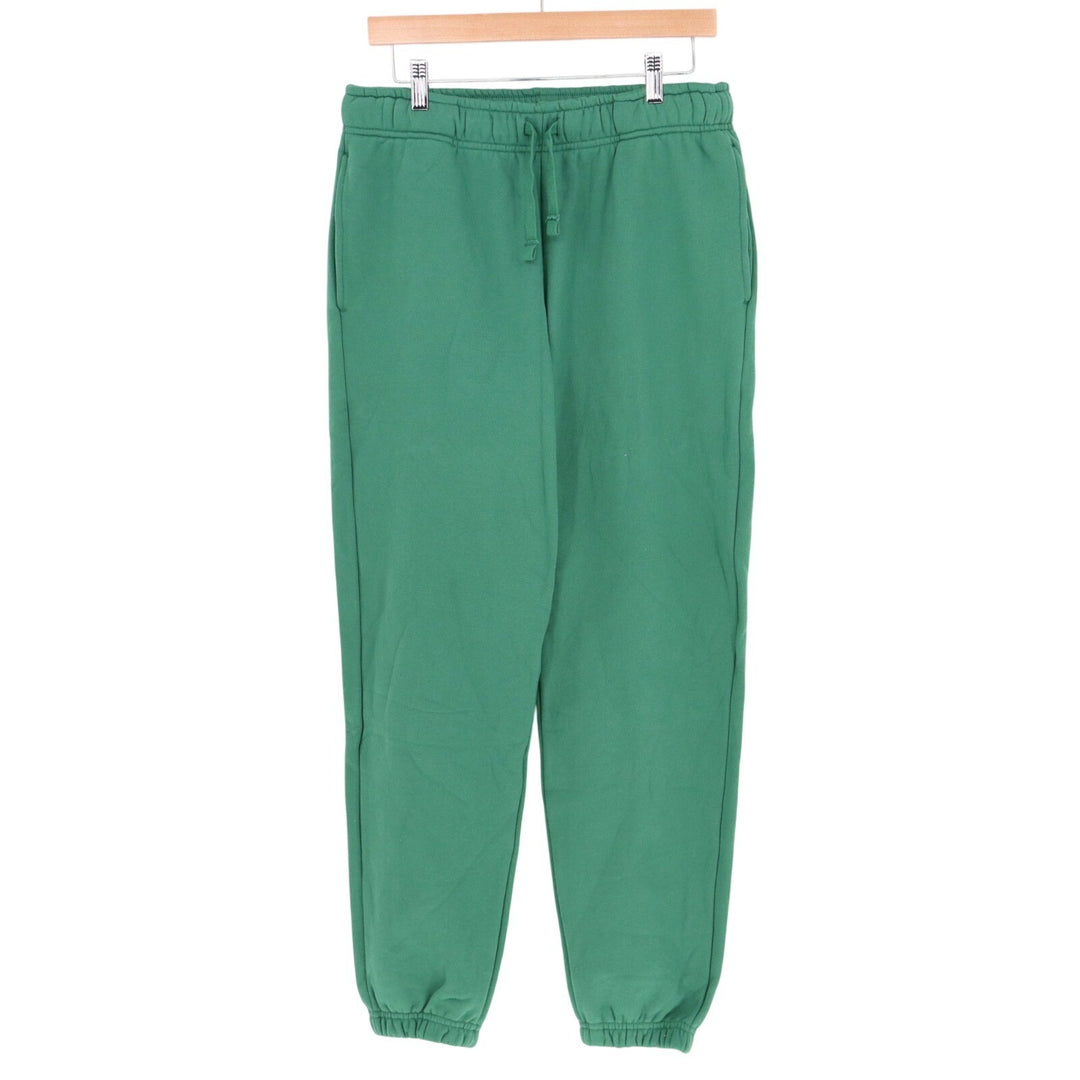 American Giant Classic Sweatpants Women's M Green Cotton Fleece Drawstring Waist