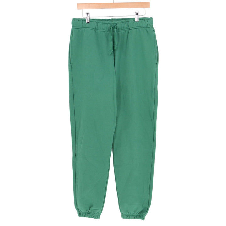 American Giant Classic Sweatpants Women's M Green Cotton Fleece Drawstring Waist
