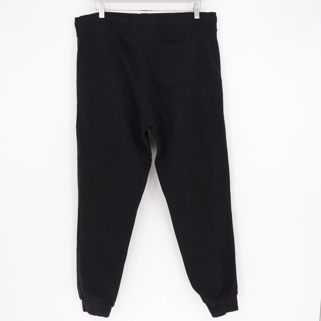 Cotton Heritage One of them Ones Black Jogger Sweatpants 2X Embroidered Patch