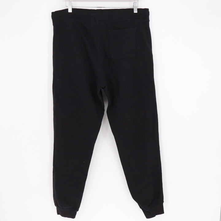 Cotton Heritage One of them Ones Black Jogger Sweatpants 2X Embroidered Patch