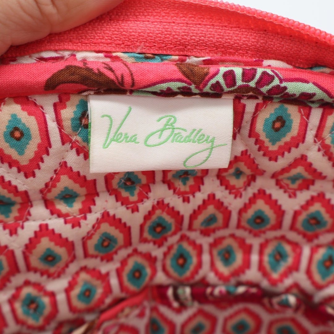 Vera Bradley Canterberry Magenta Quilted Cotton Paisley Backpack Pink Small/Med