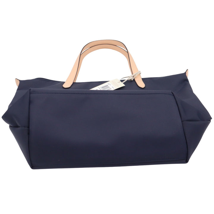 Radley London Pocket Essentials Ziptop Tote Dark Blue Nylon Leather Trim