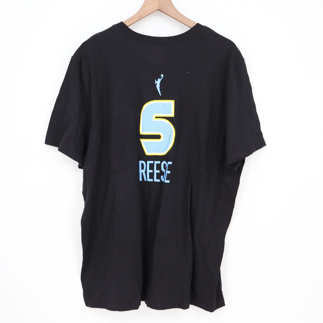 Nike Chicago Sky Angel Reese 5 WNBA Explorer Edition Black T-Shirt Mens XL