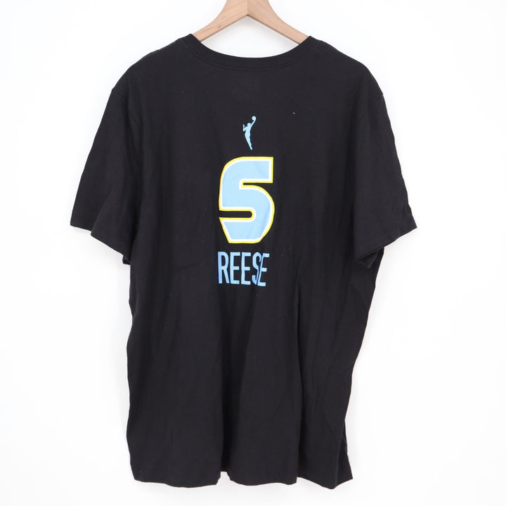 Nike Chicago Sky Angel Reese 5 WNBA Explorer Edition Black T-Shirt Mens XL