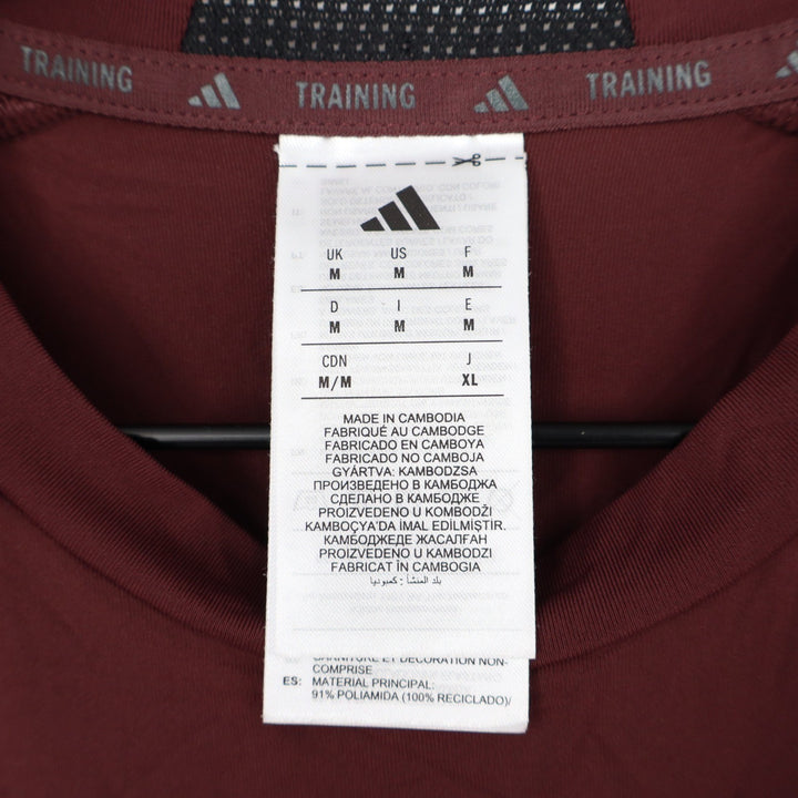 Adidas Mens D4T INT Tank Training Gym Top Aurora Ruby Size M