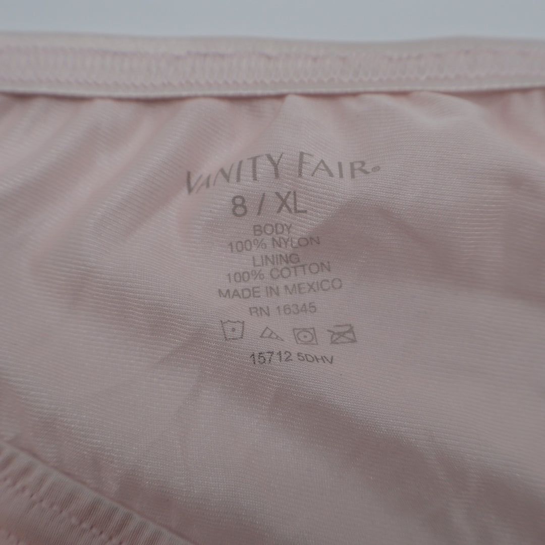 Vanity Fair Perfectly Yours Ravissant Brief Panty Womens 8/XL Blushing Pink
