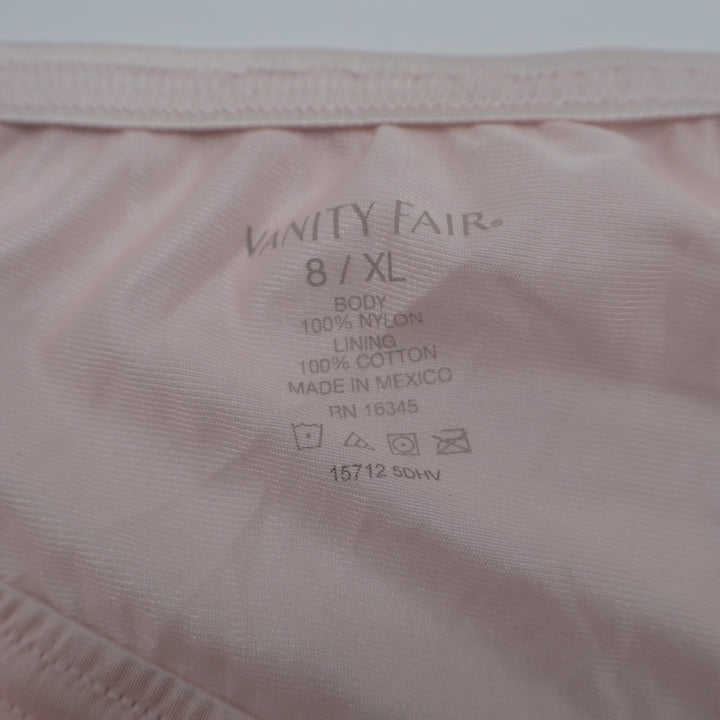 Vanity Fair Perfectly Yours Ravissant Brief Panty Womens 8/XL Blushing Pink