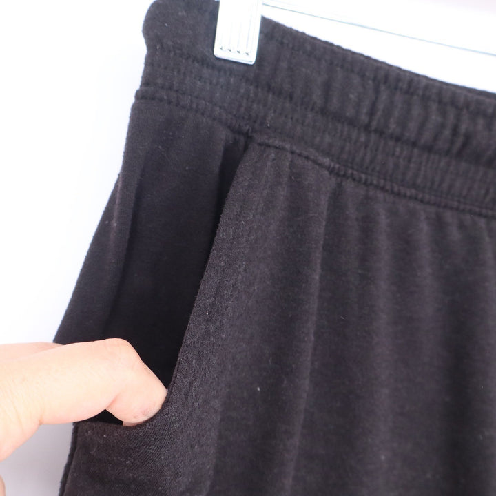 NYL New York Laundry Active Black Wide Leg Cropped Cargo Joggers Pants Size M