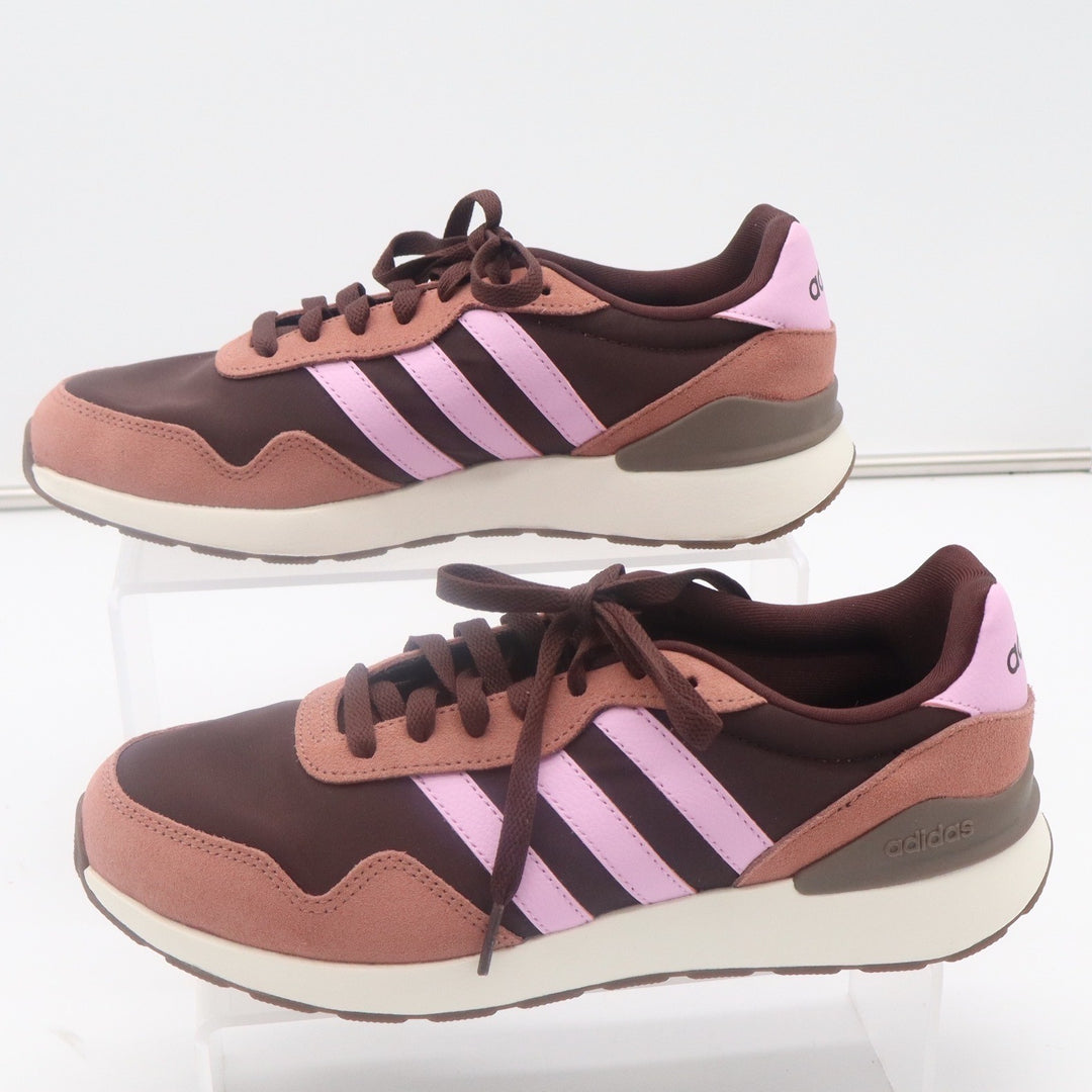 Adidas Womens Brown Pink Low Top Sneakers Lace Up Athletic Shoes Size 8