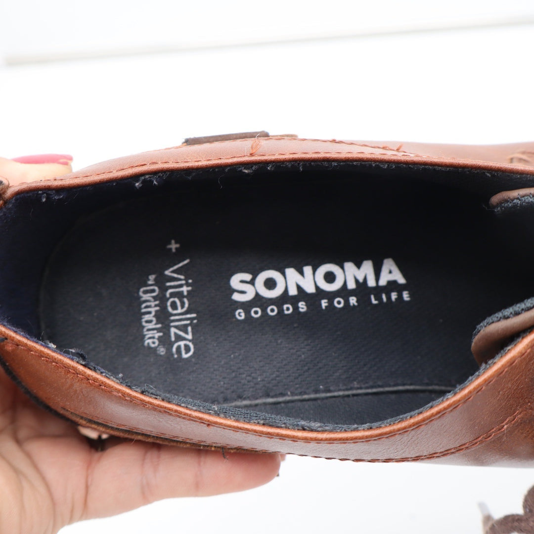 Sonoma Oxford Mens 13 Donte Tan Cap Toe Vitalize Ortholite Good