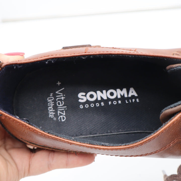 Sonoma Oxford Mens 13 Donte Tan Cap Toe Vitalize Ortholite Good