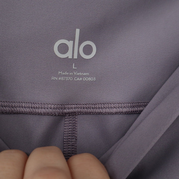 Alo Yoga Airlift High Waist Leggings Purple Lavender Size L