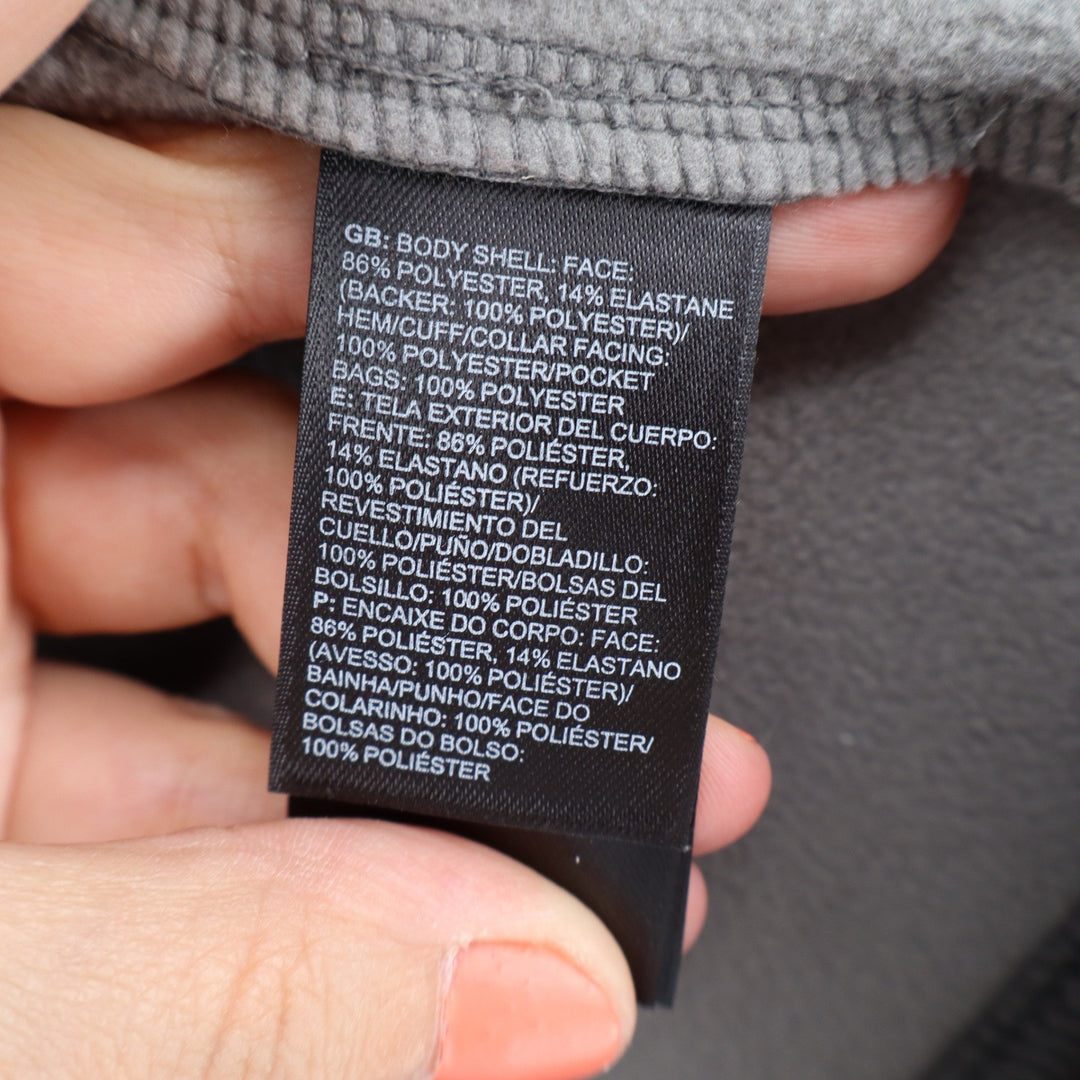 The North Face Womens Apex Bionic Softshell Jacket Grey Pink Logo Large