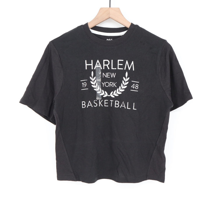 DSG Harlem New York Basketball Graphic T-Shirt Black Youth Medium 10-12
