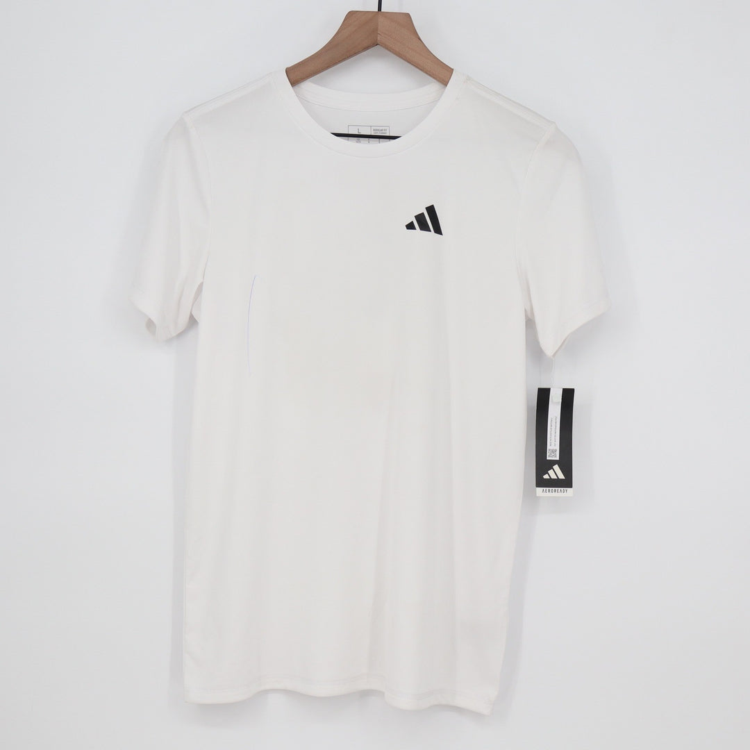 Adidas Boys SS Heat Map Soccer Tee White AA8116 Size L 14/16 NWT