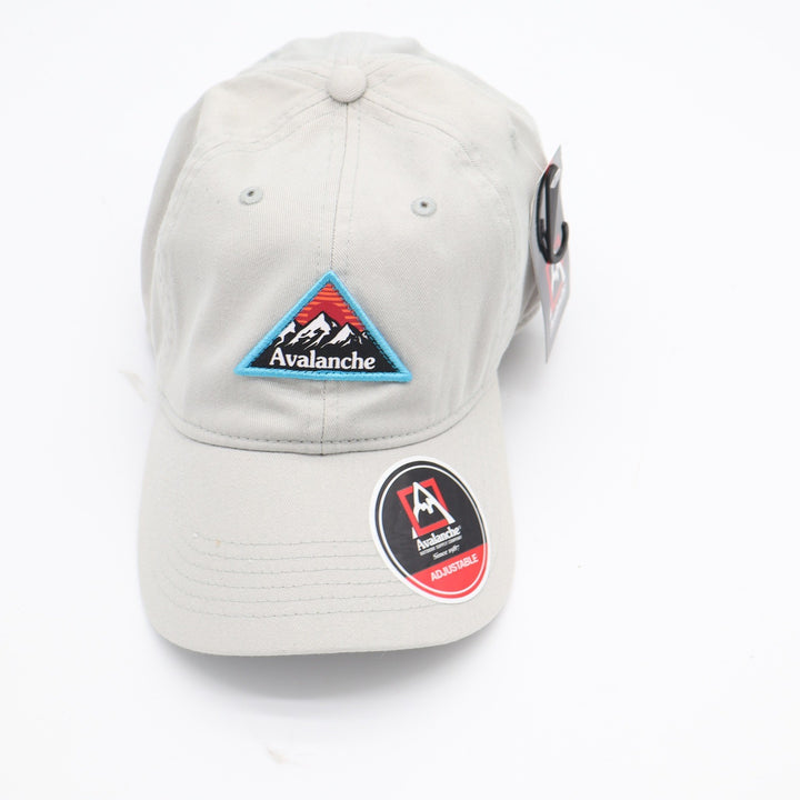 Avalanche Outdoor Supply Co Grey Mountain Logo Baseball Cap Hat