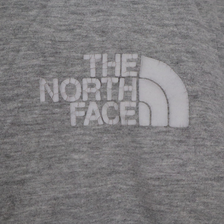 The North Face Mens XL Heather Gray Graphic T-Shirt Never Stop Exploring Back