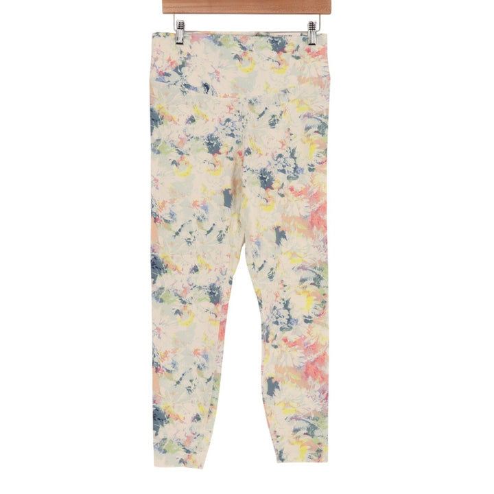 Old Navy Powerchill Ankle Leggings Womens L Multi Tye Dye Extra High Rise Active