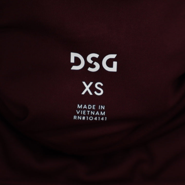 DSG Womens Activate 7/8 Leggings Team Burgundy Pink Stripe High Rise XS NEW