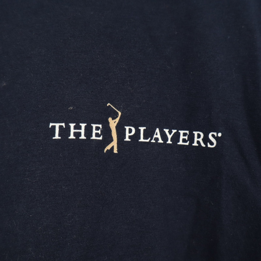 Fanatics The Players T-Shirt Mens 2XL Blue The Island Green Graphic Crew Neck