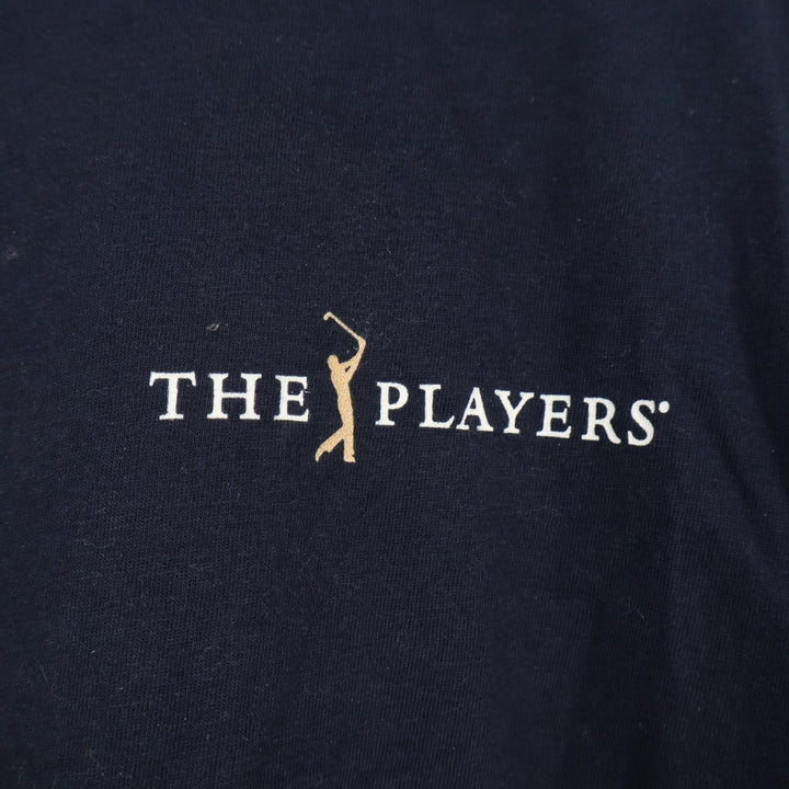 Fanatics The Players T-Shirt Mens 2XL Blue The Island Green Graphic Crew Neck